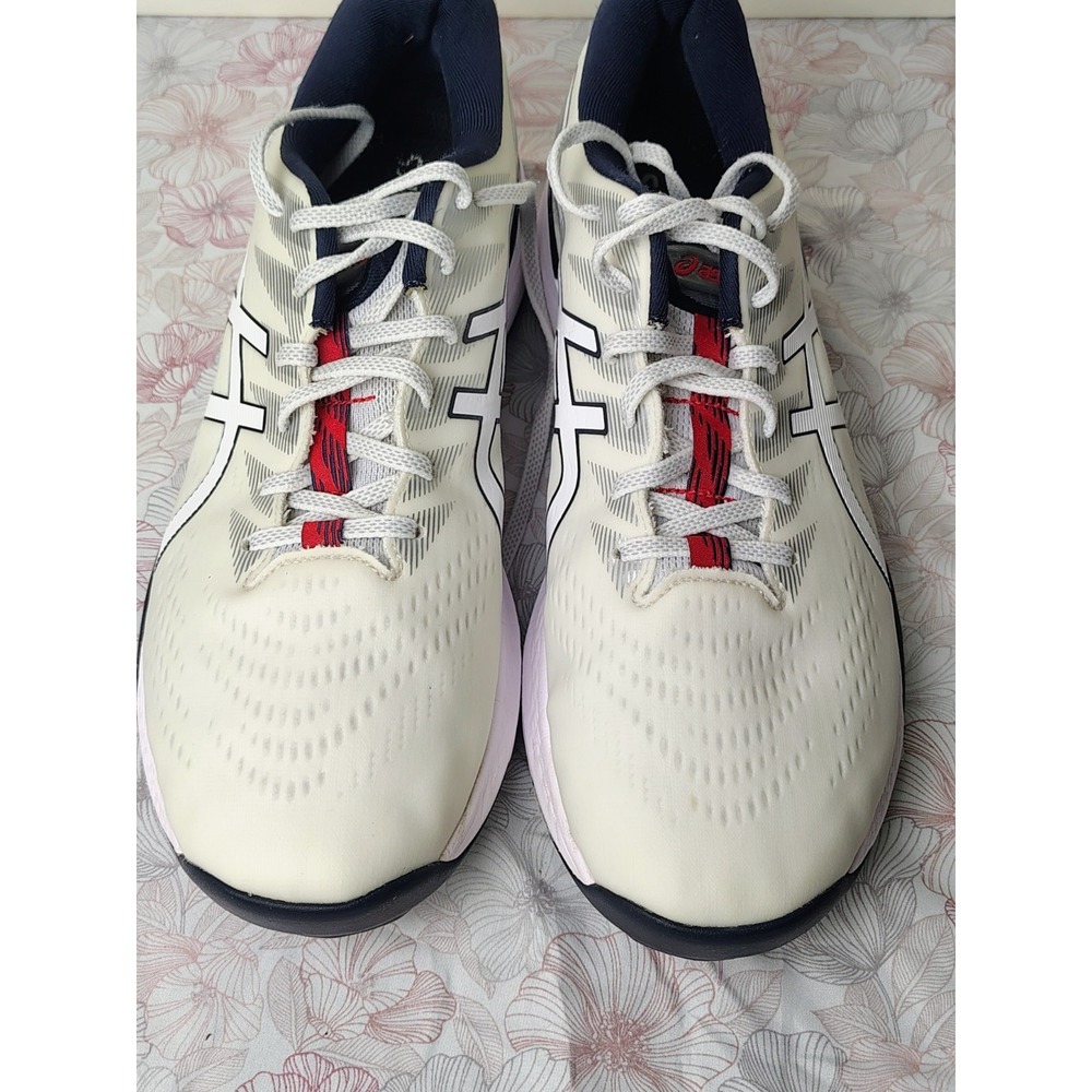 Asics Golf Gel-Kayano Men 13 Ace Spikeless White Lightweight Comfort Golf Shoes.